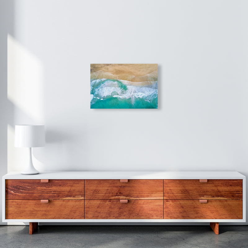 Waves From The Sky Landscape Art Print by Seven Trees Design A3 Canvas