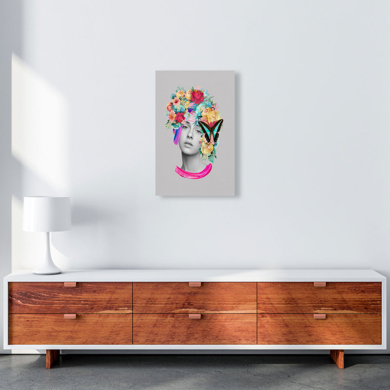 The Girl and the Butterfly Art Print by Seven Trees Design A3 Canvas