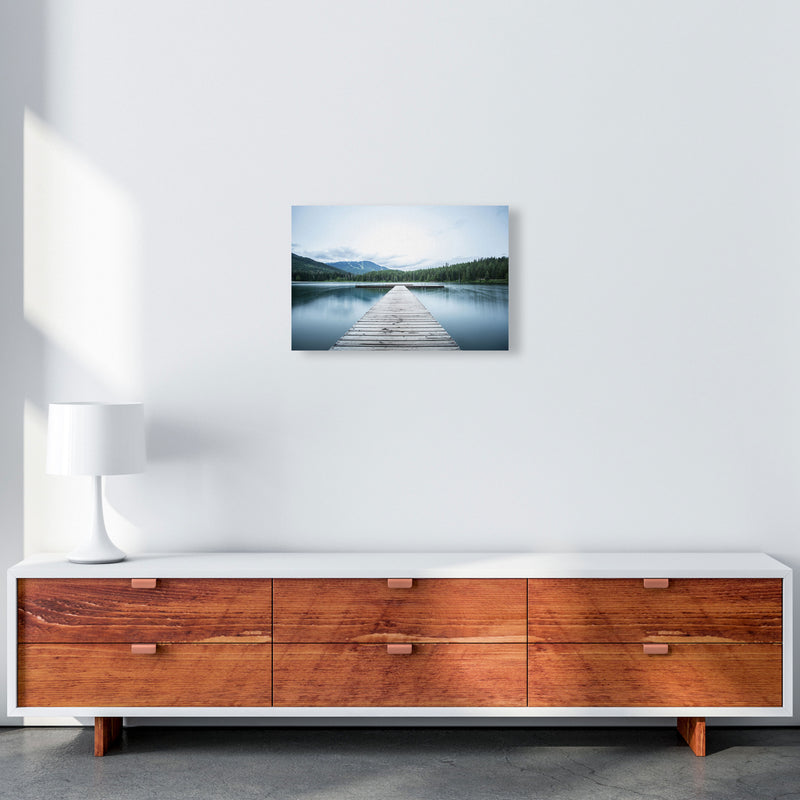 The Lake Art Print by Seven Trees Design A3 Canvas
