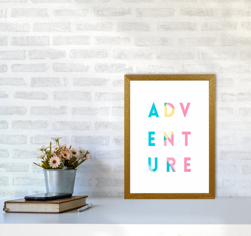 Adventure In Colors Quote Art Print by Seven Trees Design A3 Print Only