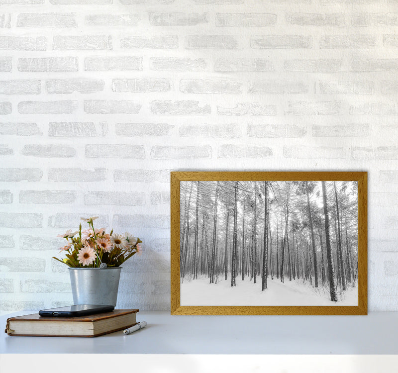 Let it snow forest Art Print by Seven Trees Design A3 Print Only