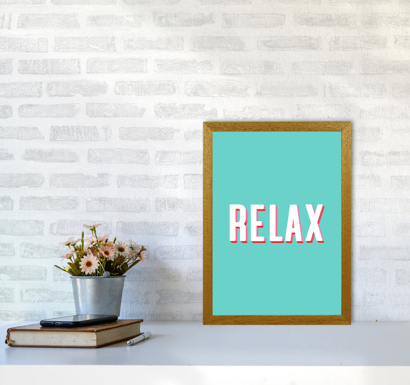 Relax Quote Art Print by Seven Trees Design A3 Print Only
