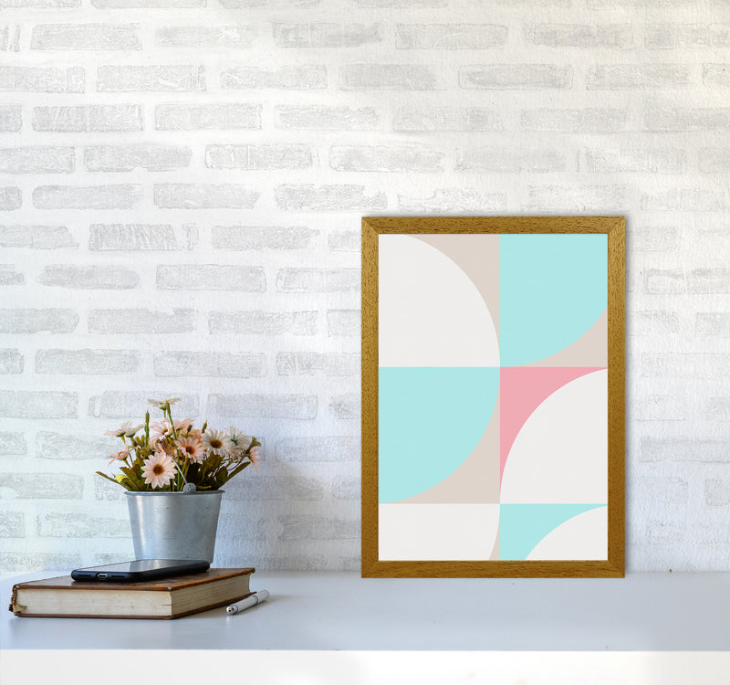 Scandinavian Shapes I Abstract Art Print by Seven Trees Design A3 Print Only