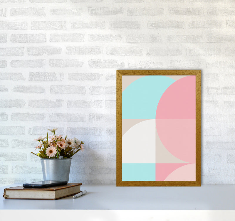 Scandinavian Shapes II Abstract Art Print by Seven Trees Design A3 Print Only