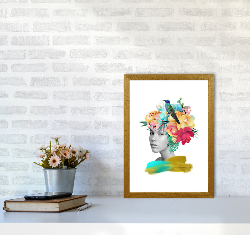 The Girl And The Paradise Art Print by Seven Trees Design A3 Print Only