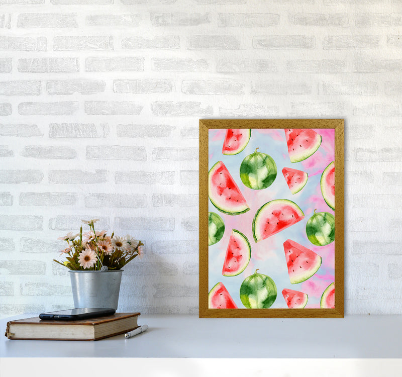 Watermelon in the Sky Kitchen Art Print by Seven Trees Design A3 Print Only
