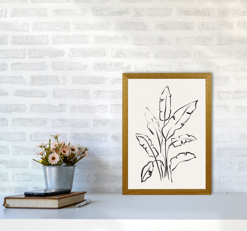 Banana Leafs Drawing Art Print by Seven Trees Design A3 Print Only