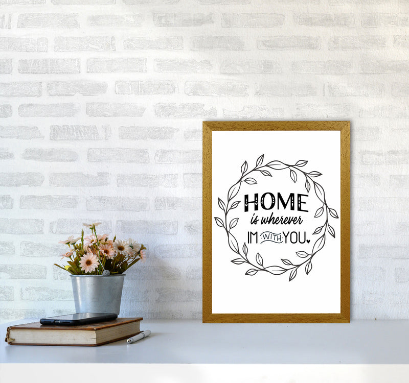 Home With You Art Print by Seven Trees Design A3 Print Only