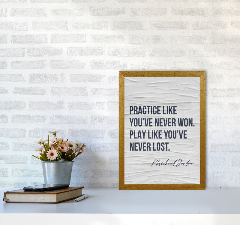 Michael Jordan Quote Art Print by Seven Trees Design A3 Print Only