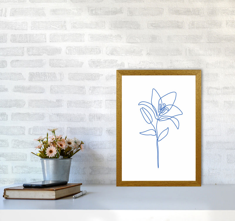 One Line Flower II Art Print by Seven Trees Design A3 Print Only