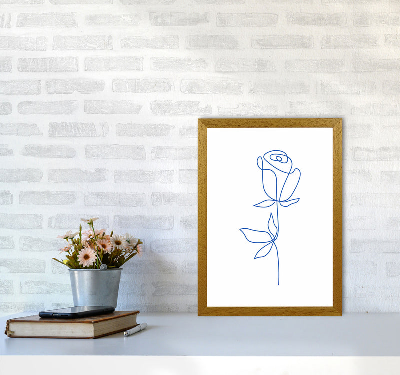 One Line Flower Art Print by Seven Trees Design A3 Print Only
