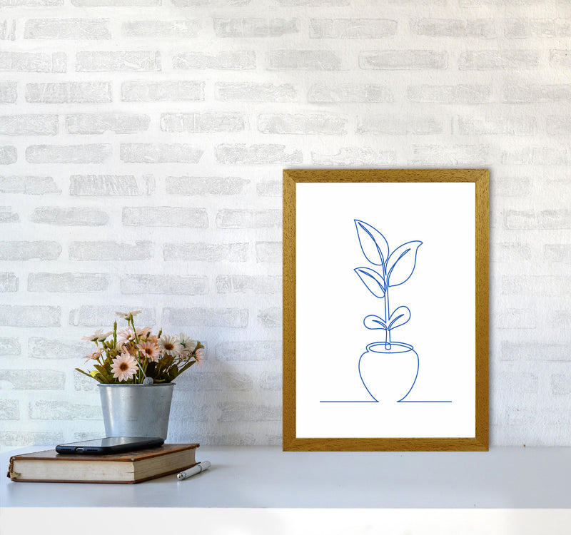 One Line Plant II Art Print by Seven Trees Design A3 Print Only