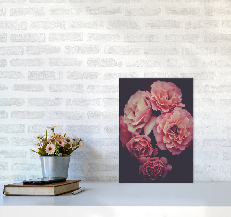 Dreamy Roses Art Print by Seven Trees Design A3 Black Frame