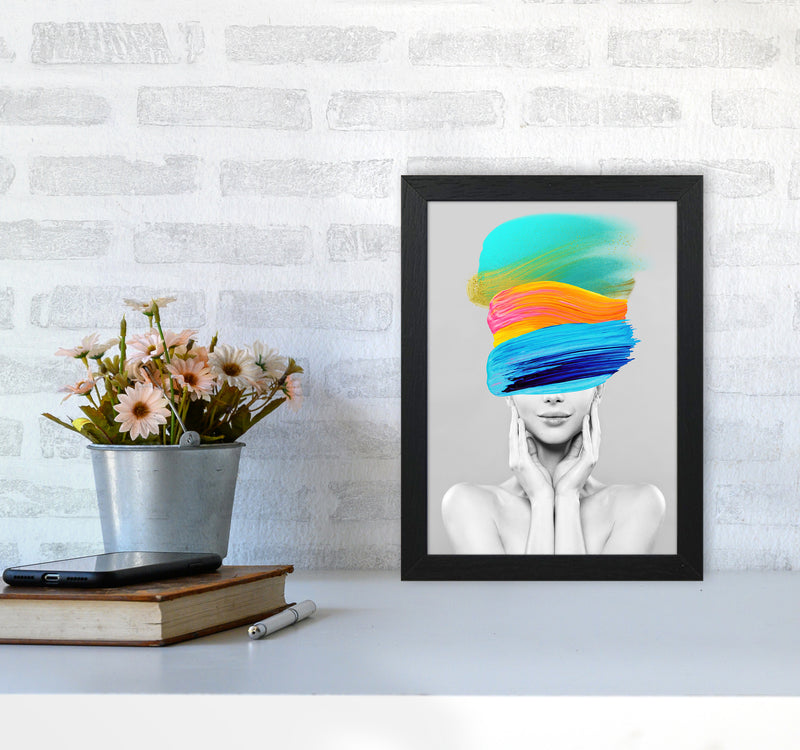 Beauty In Colors II Fashion Art Print by Seven Trees Design A4 White Frame