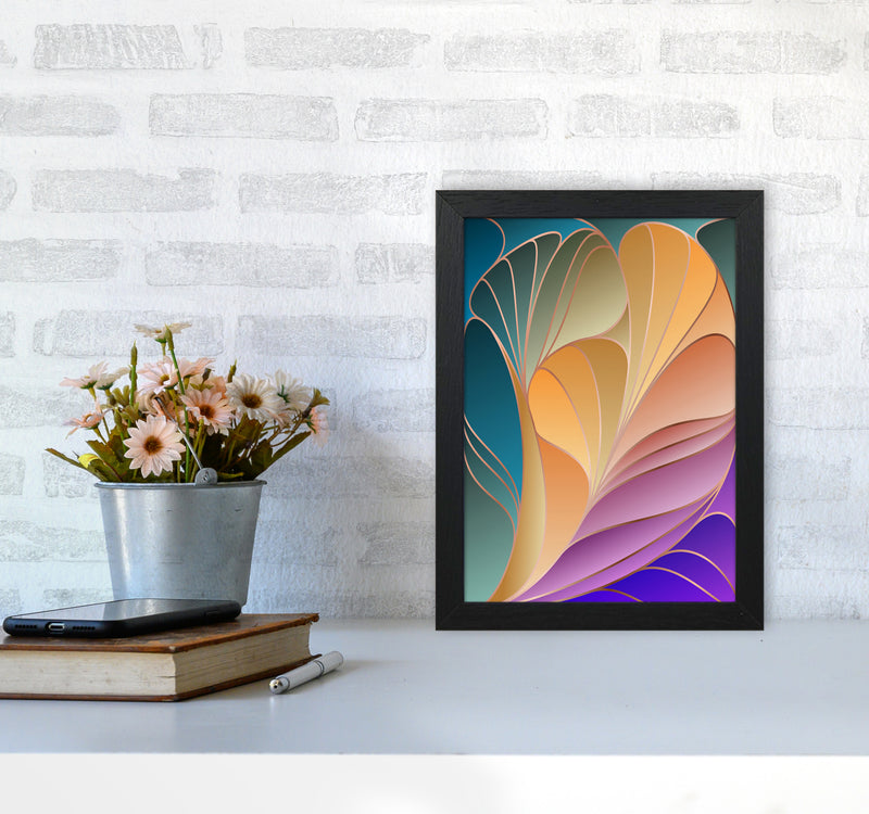 Colorful Art Deco IV Art Print by Seven Trees Design A4 White Frame