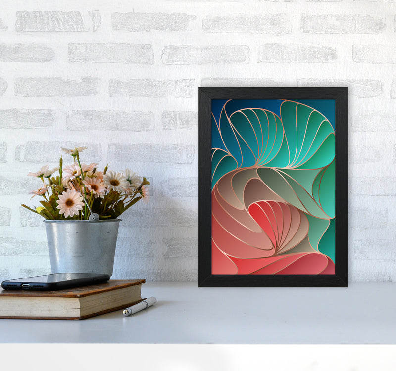 Colorful Art Deco I Art Print by Seven Trees Design A4 White Frame