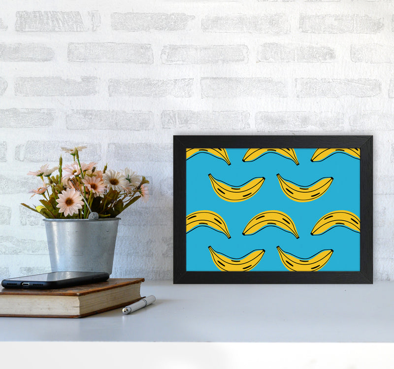 Is Bananas Art Print by Seven Trees Design A4 White Frame