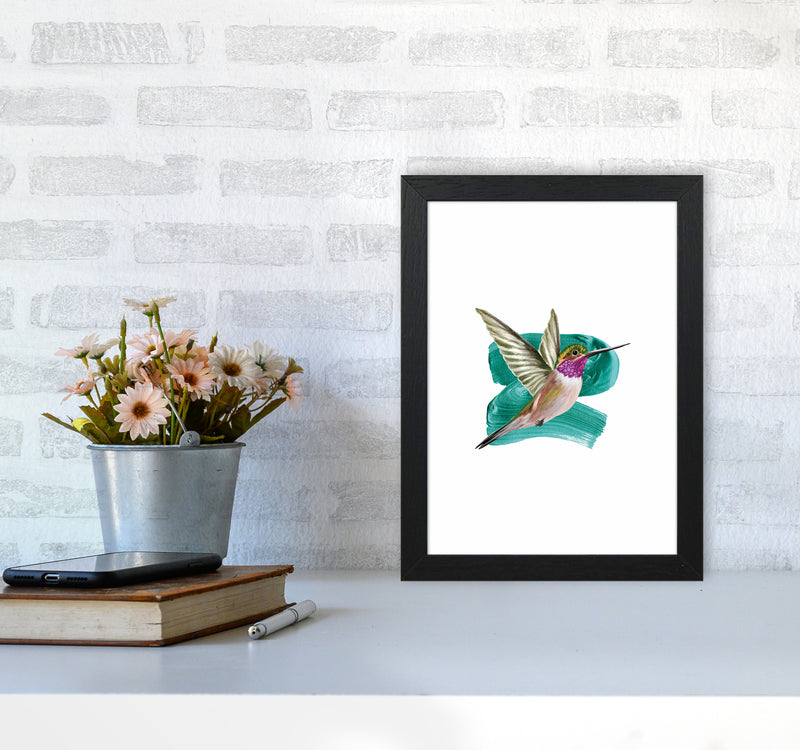 Modern Humingbird I Art Print by Seven Trees Design A4 White Frame