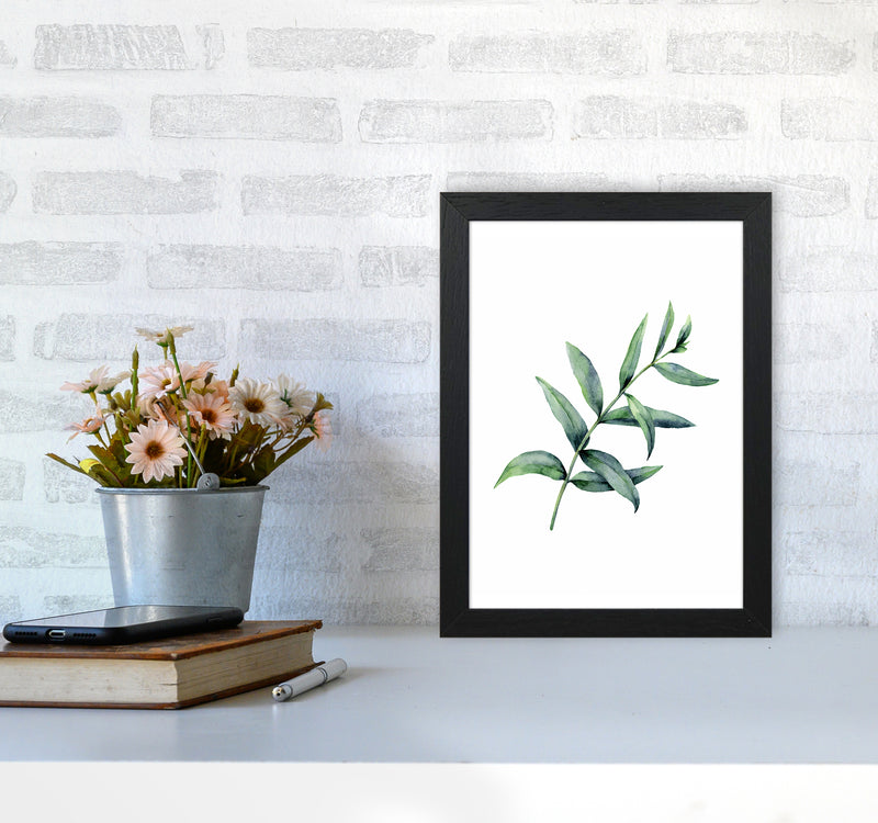 Watercolor Eucalyptus I Art Print by Seven Trees Design A4 White Frame