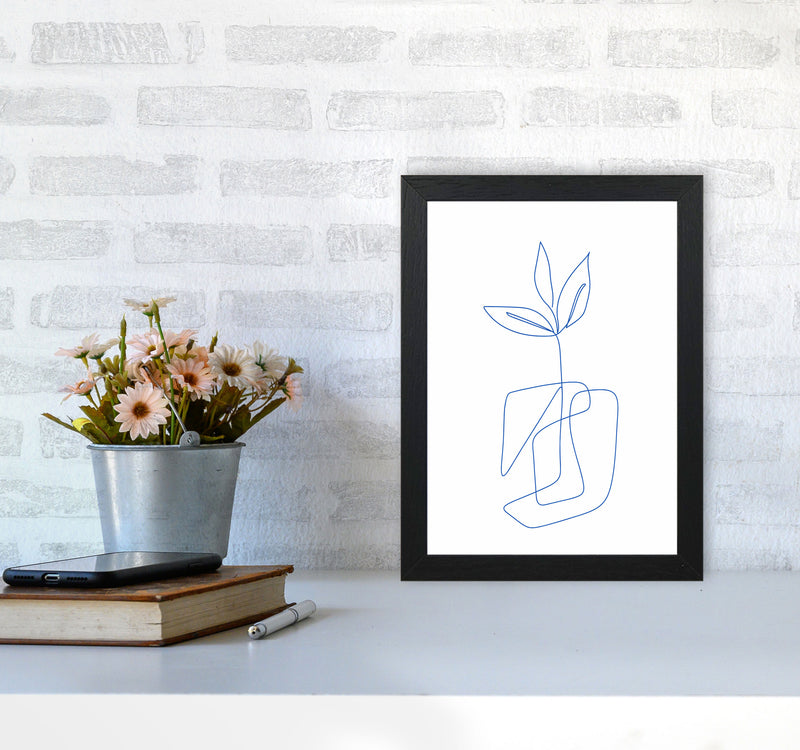 One Line Botanical II Art Print by Seven Trees Design A4 White Frame