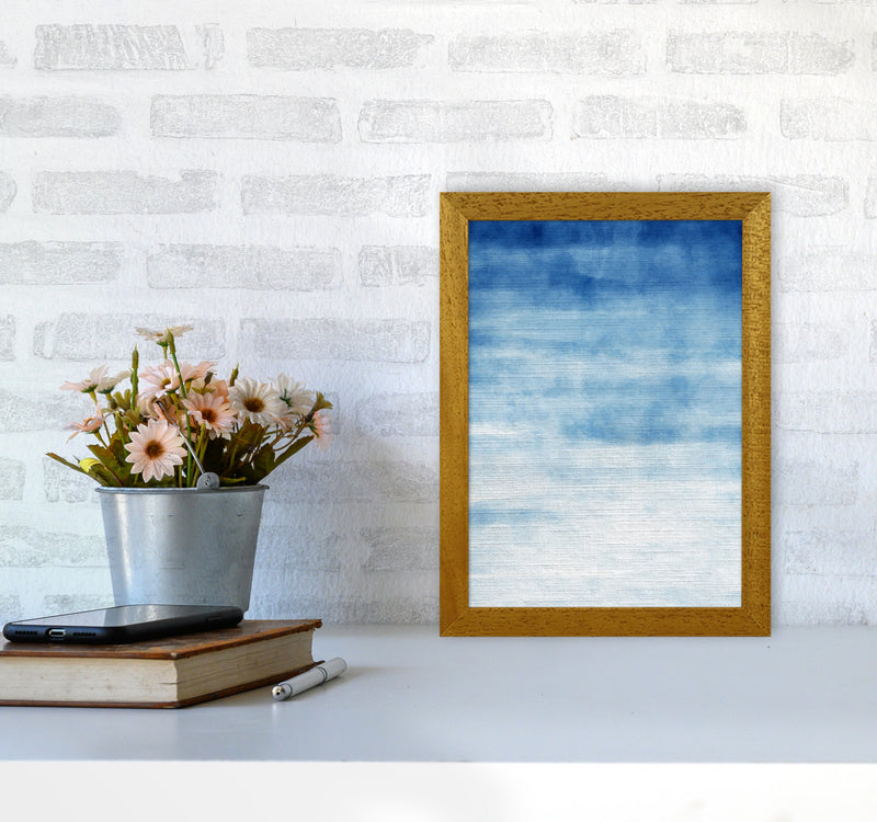 Abstract Blue Art Print by Seven Trees Design A4 Print Only