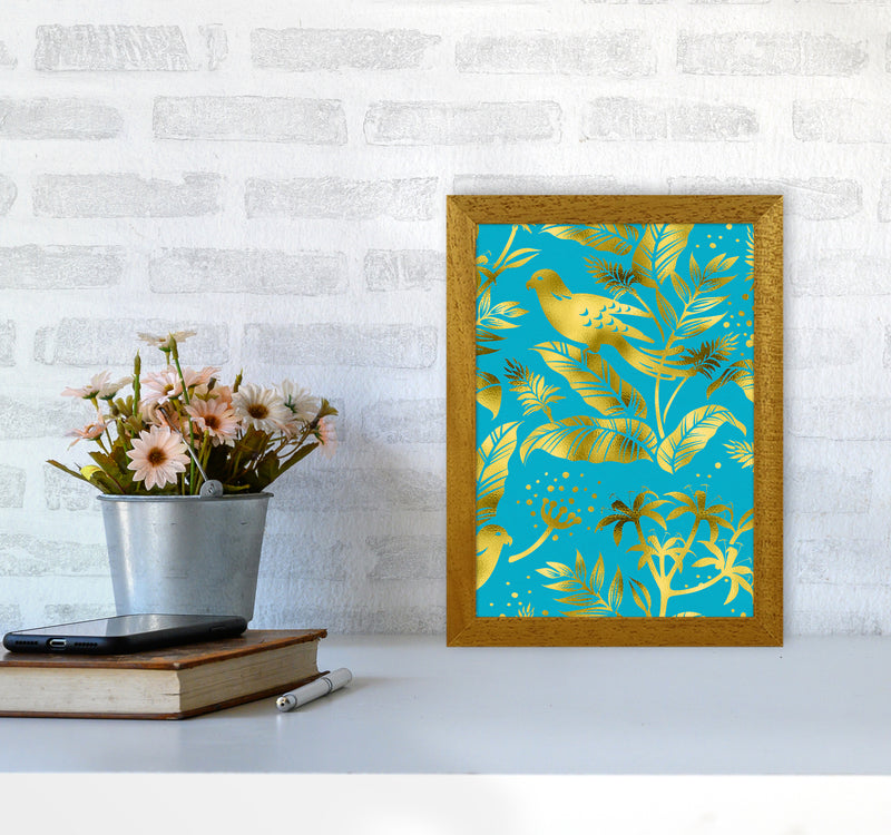 Gold Fauna Art Print by Seven Trees Design A4 Print Only