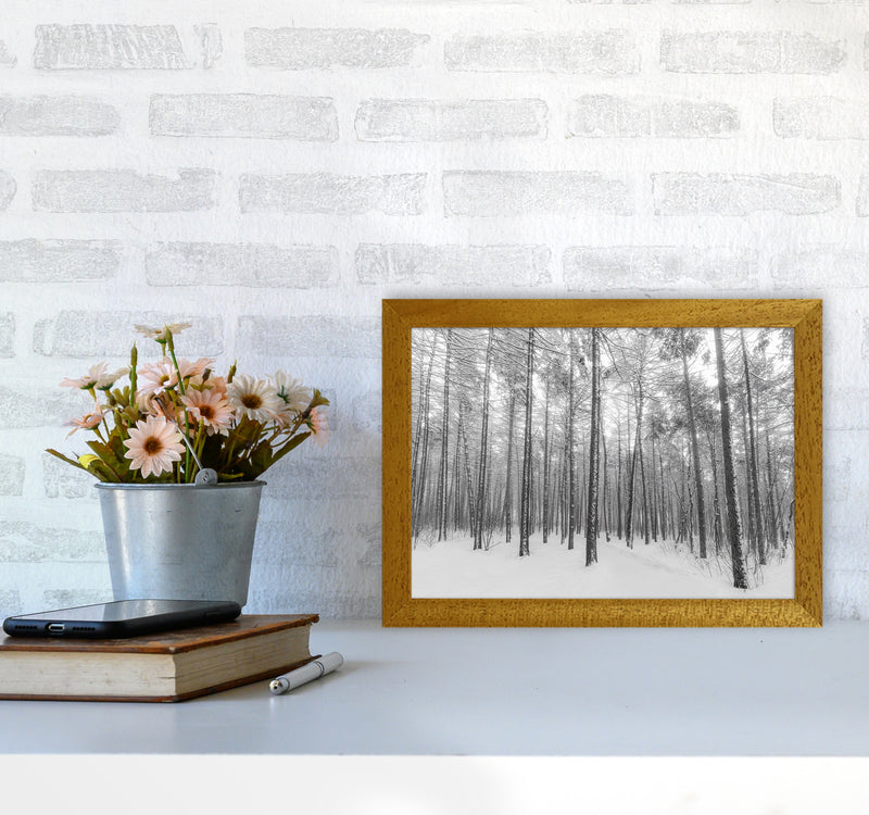 Let it snow forest Art Print by Seven Trees Design A4 Print Only