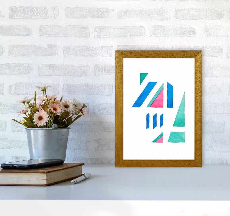 Modern Abstract Watercolor Art Print by Seven Trees Design A4 Print Only