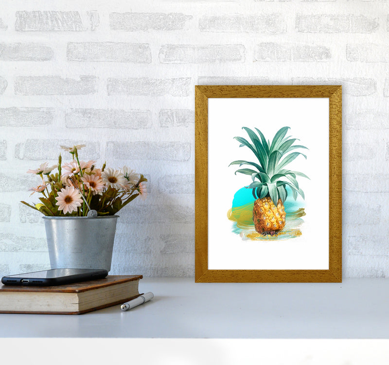 Modern Pineapple Kitchen Art Print by Seven Trees Design A4 Print Only