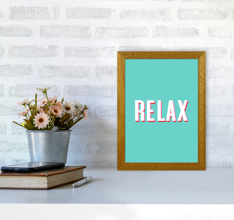 Relax Quote Art Print by Seven Trees Design A4 Print Only