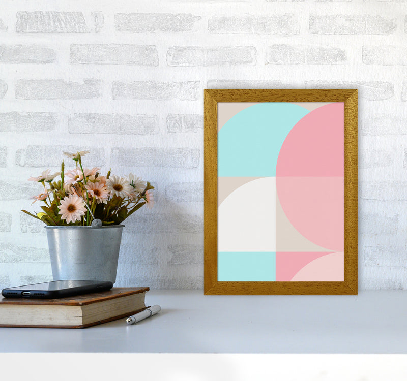 Scandinavian Shapes II Abstract Art Print by Seven Trees Design A4 Print Only