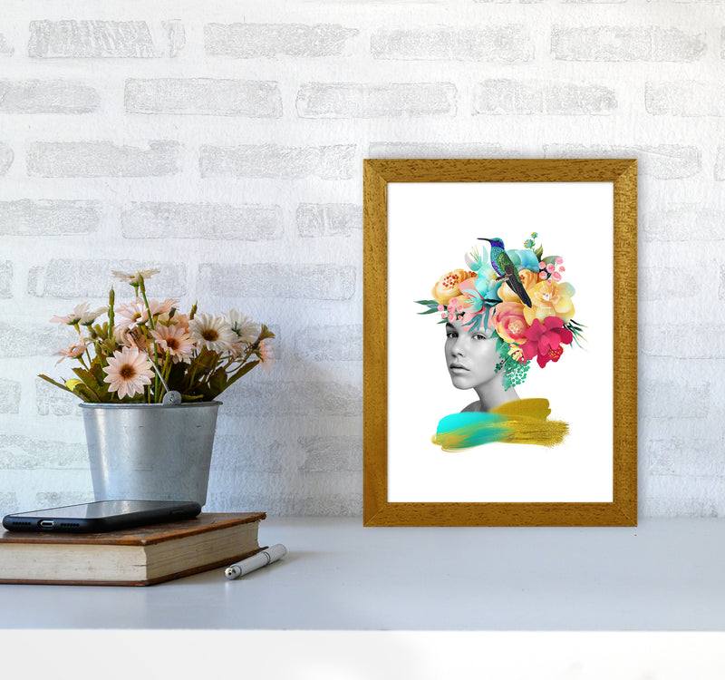 The Girl And The Paradise Art Print by Seven Trees Design A4 Print Only