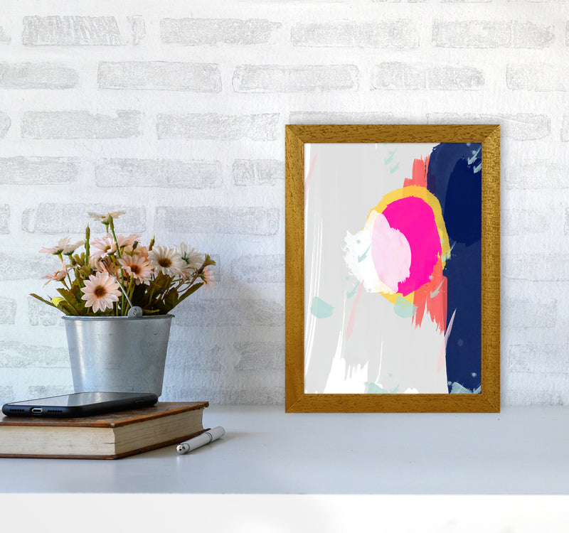 The Happy Paint Strokes Abstract Art Print by Seven Trees Design A4 Print Only