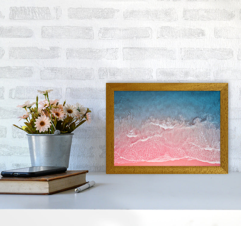The Pink Ocean Photography Art Print by Seven Trees Design A4 Print Only