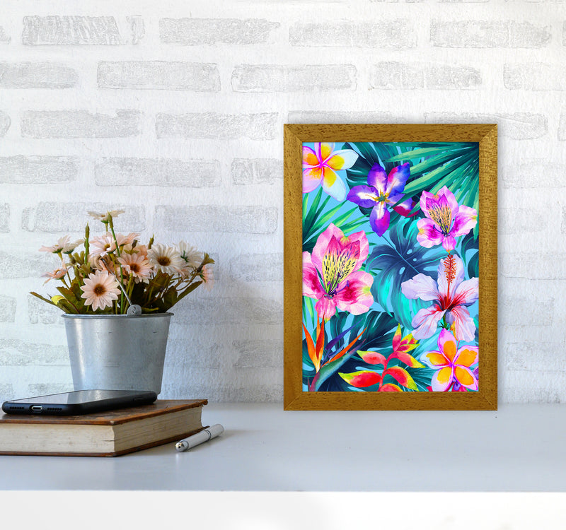 The Tropical Flowers Art Print by Seven Trees Design A4 Print Only