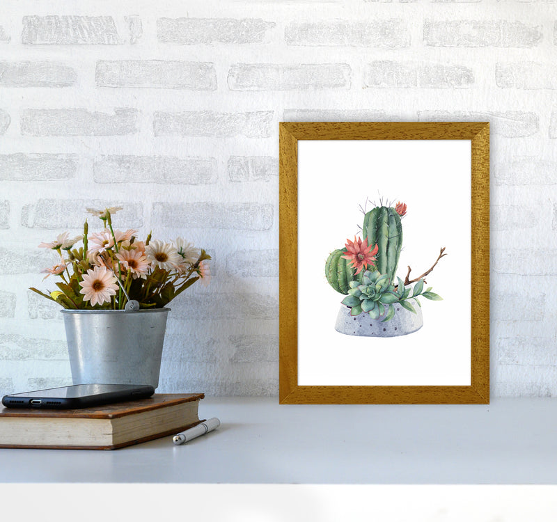 The Watercolor Cactus Art Print by Seven Trees Design A4 Print Only