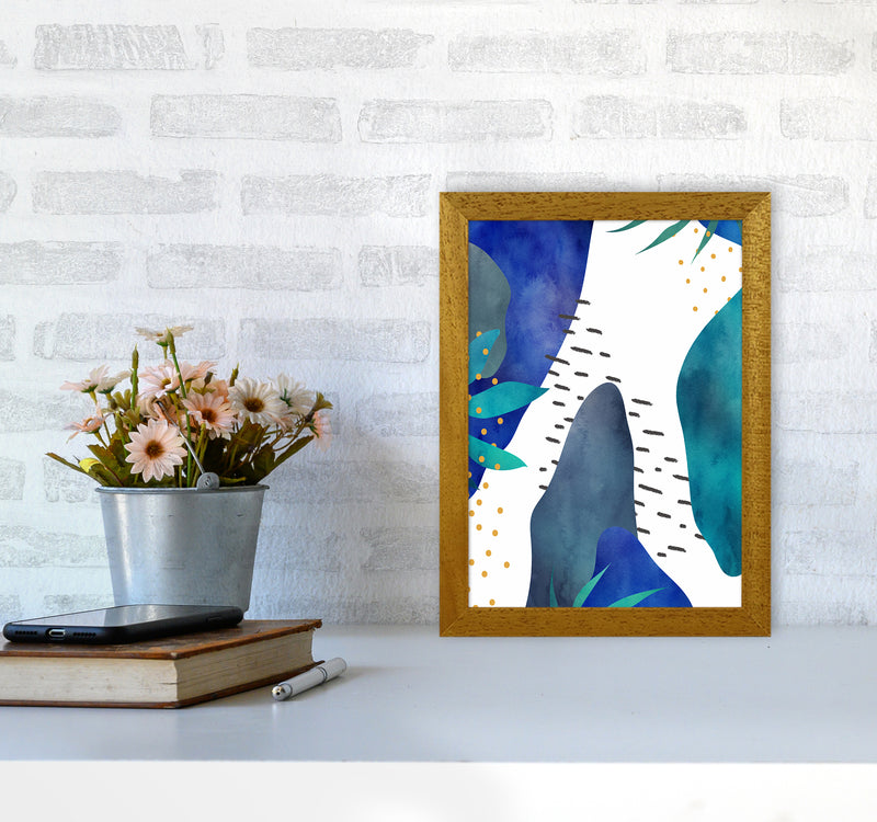 Watercolor Abstract Jungle Art Print by Seven Trees Design A4 Print Only