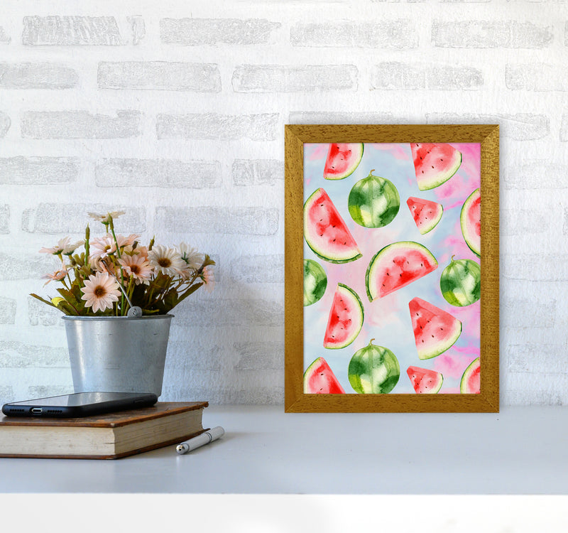 Watermelon in the Sky Kitchen Art Print by Seven Trees Design A4 Print Only
