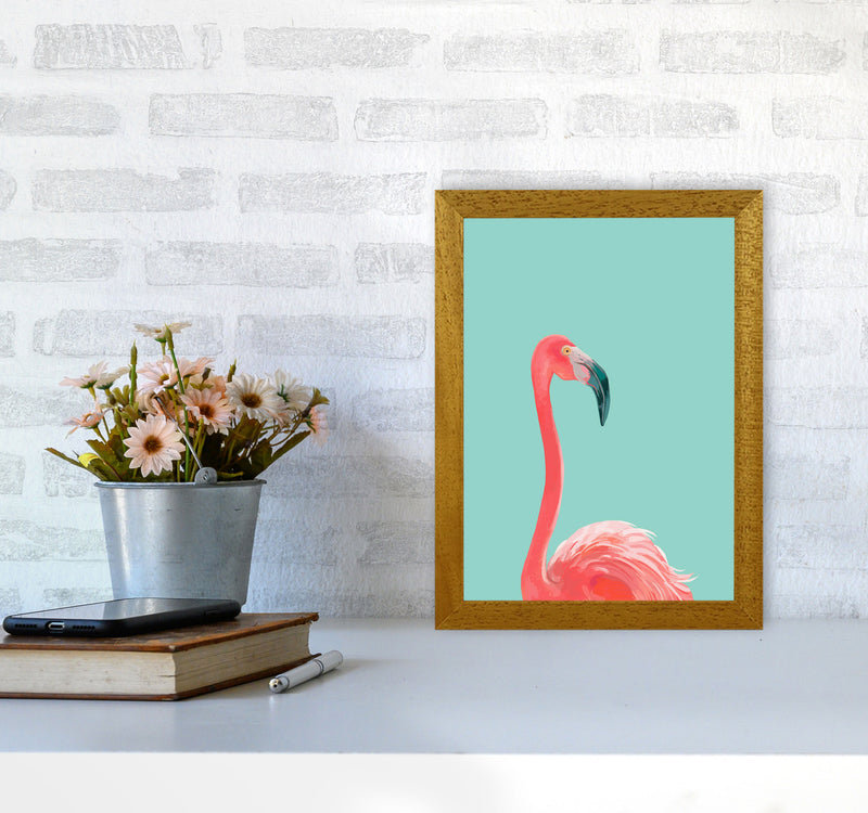 Flamingo In The Sky Art Print by Seven Trees Design A4 Print Only