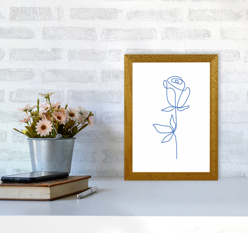One Line Flower Art Print by Seven Trees Design A4 Print Only
