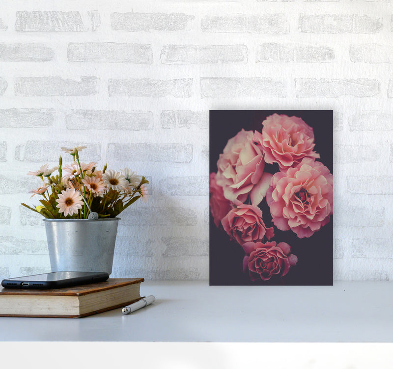 Dreamy Roses Art Print by Seven Trees Design A4 Black Frame