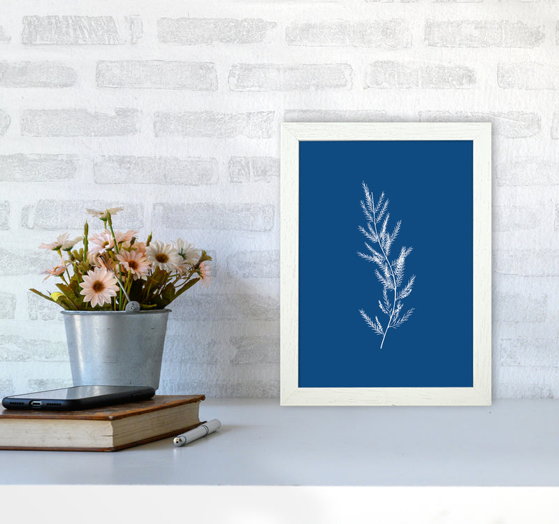Blue Botanical II Art Print by Seven Trees Design A4 Oak Frame