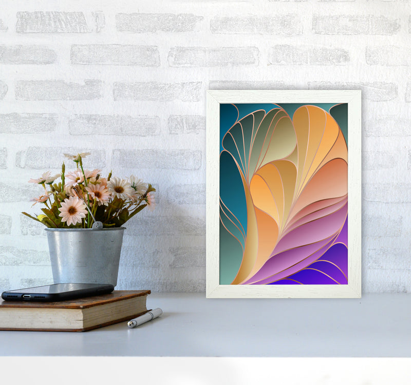 Colorful Art Deco IV Art Print by Seven Trees Design A4 Oak Frame