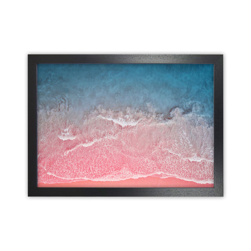 The Pink Ocean Photography Art Print by Seven Trees Design Black Grain