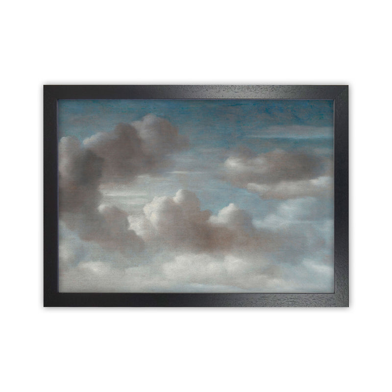 The Clouds Painting Art Print by Seven Trees Design Black Grain