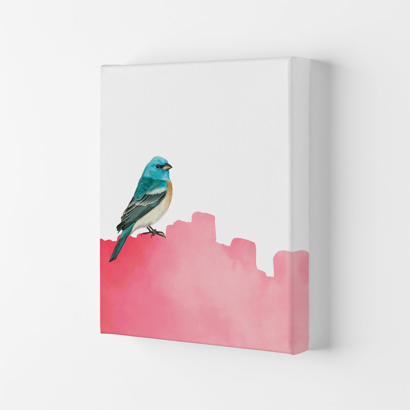 Bird Pink Art Print by Seven Trees Design Canvas