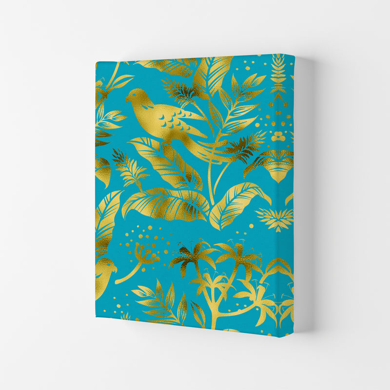 Gold Fauna Art Print by Seven Trees Design Canvas