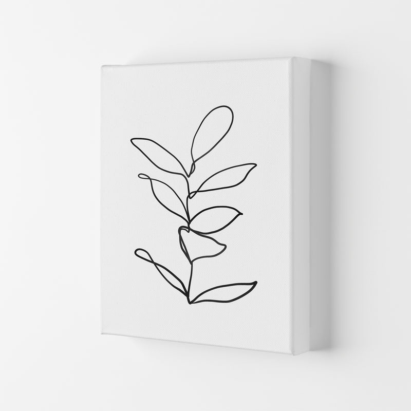 Lines Leaves II Art Print by Seven Trees Design Canvas