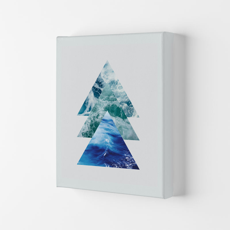 Ocean Triangles Art Print by Seven Trees Design Canvas