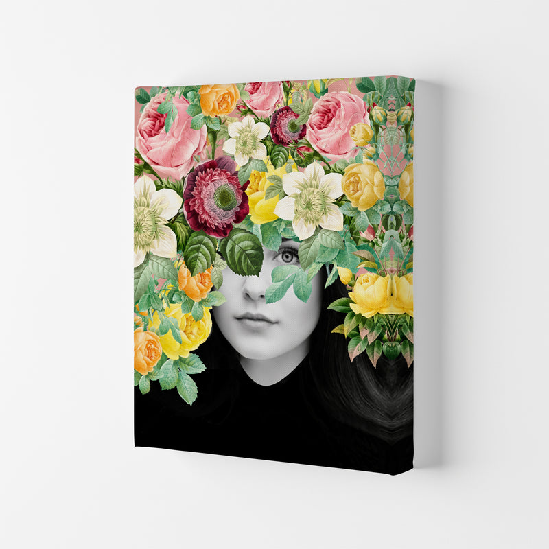 The Girl And The Flowers II Art Print by Seven Trees Design Canvas